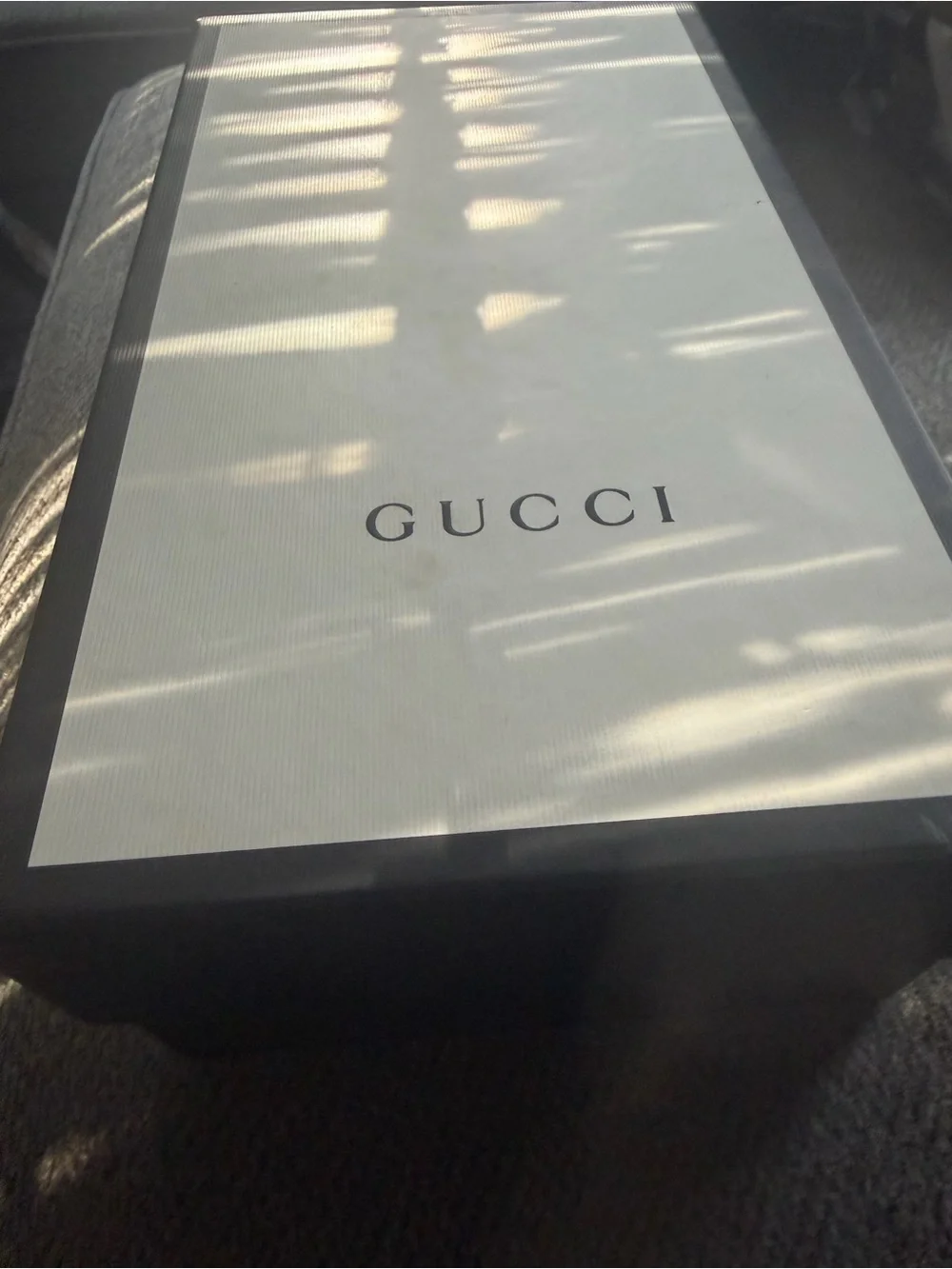 Gucci Black and Yellow Leather-Trim Sneakers